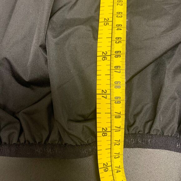 HOTSUIT Sauna Sweat Wind Jacket Reflective Black‎ White Spellout Large - Picture 11 of 14